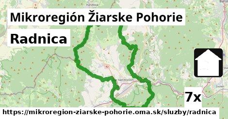 Radnica, Mikroregión Žiarske Pohorie