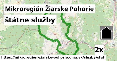 štátne služby, Mikroregión Žiarske Pohorie