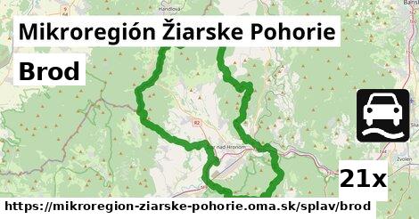 Brod, Mikroregión Žiarske Pohorie