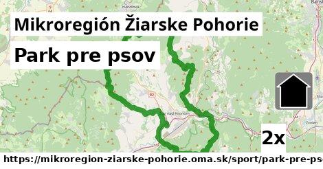 Park pre psov, Mikroregión Žiarske Pohorie