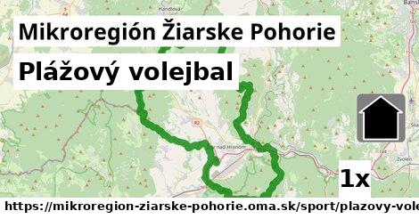 Plážový volejbal, Mikroregión Žiarske Pohorie