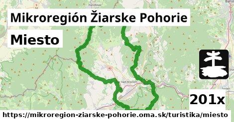 Miesto, Mikroregión Žiarske Pohorie