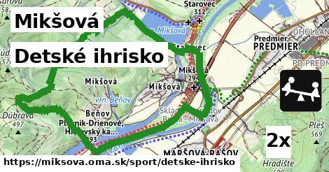 detské ihrisko v Mikšová