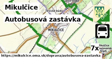 Autobusová zastávka, Mikulčice
