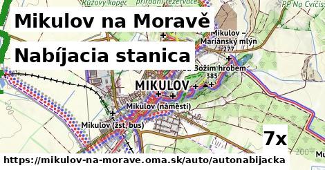 nabíjacia stanica v Mikulov na Moravě