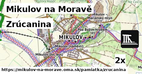 zrúcanina v Mikulov na Moravě