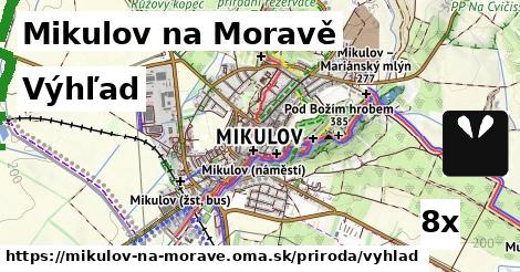 výhľad v Mikulov na Moravě