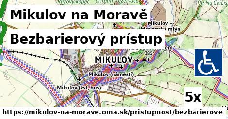 bezbarierový prístup v Mikulov na Moravě