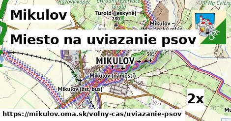 Miesto na uviazanie psov, Mikulov