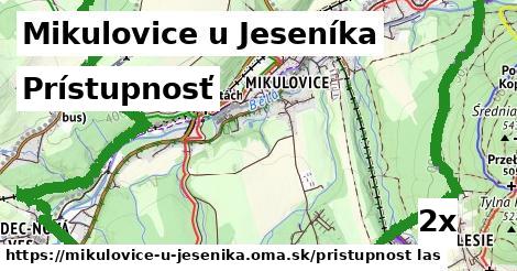 prístupnosť v Mikulovice u Jeseníka