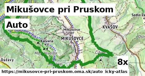 auto v Mikušovce pri Pruskom