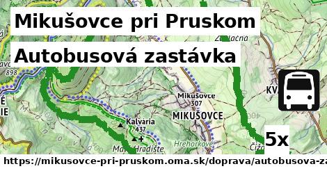 Autobusová zastávka, Mikušovce pri Pruskom