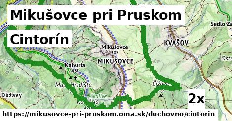 Cintorín, Mikušovce pri Pruskom