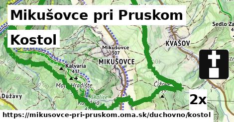 Kostol, Mikušovce pri Pruskom