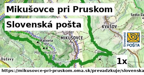 Slovenská pošta, Mikušovce pri Pruskom