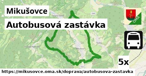 Autobusová zastávka, Mikušovce