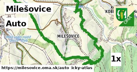 auto v Milešovice