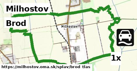 brod v Milhostov