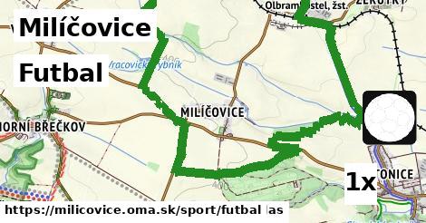 Futbal, Milíčovice