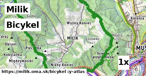 bicykel v Milik