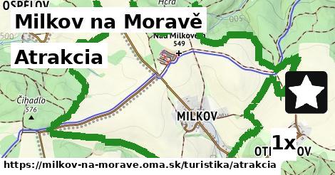 Atrakcia, Milkov na Moravě