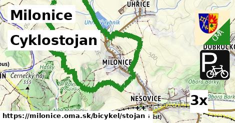 Cyklostojan, Milonice