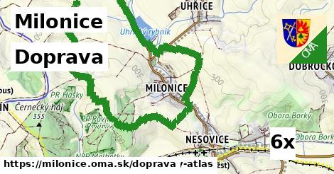 doprava v Milonice