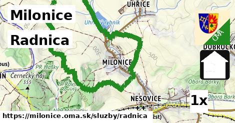 Radnica, Milonice