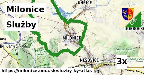 služby v Milonice