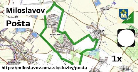 Pošta, Miloslavov
