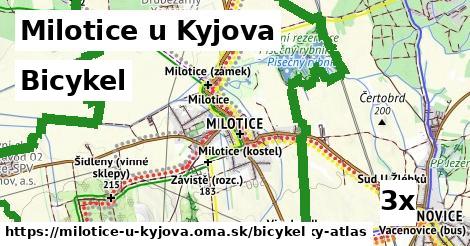 bicykel v Milotice u Kyjova