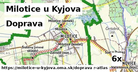 doprava v Milotice u Kyjova