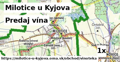 Predaj vína, Milotice u Kyjova