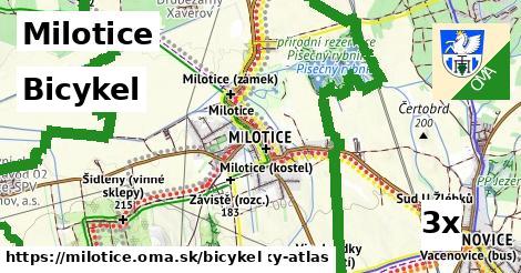 bicykel v Milotice