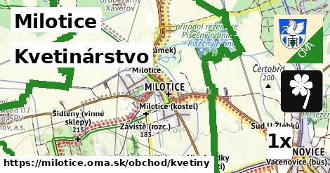 kvetinárstvo v Milotice