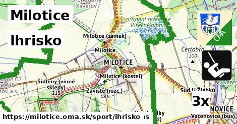 ihrisko v Milotice