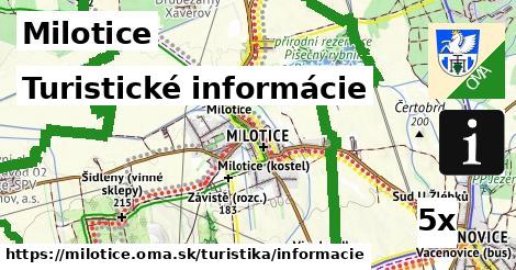 Turistické informácie, Milotice