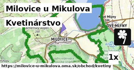 kvetinárstvo v Milovice u Mikulova