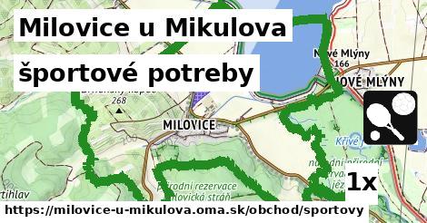 športové potreby v Milovice u Mikulova