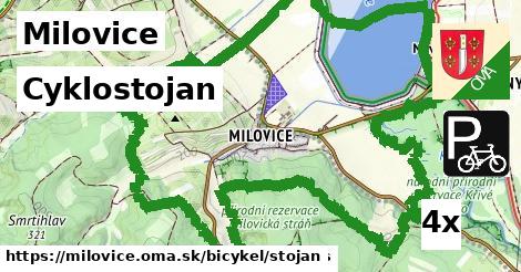cyklostojan v Milovice