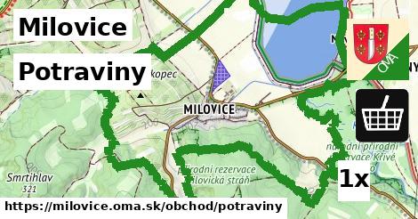 Potraviny, Milovice