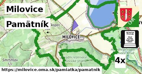 pamätník v Milovice