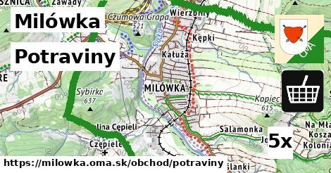 potraviny v Milówka