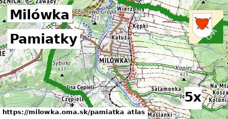 pamiatky v Milówka