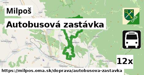 Autobusová zastávka, Milpoš