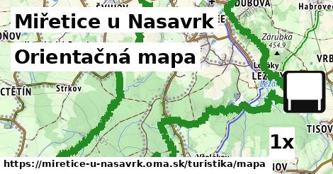 Orientačná mapa, Miřetice u Nasavrk