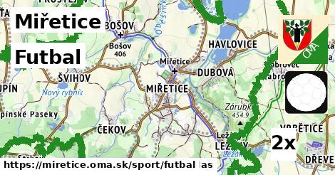 Futbal, Miřetice