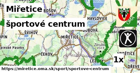 športové centrum, Miřetice