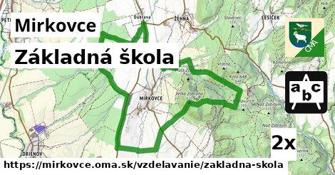 Základná škola, Mirkovce