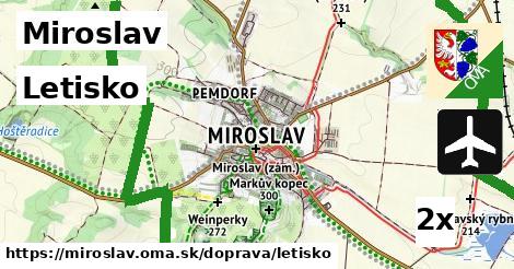 Letisko, Miroslav